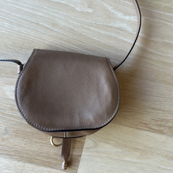 Chloe Marcie Small Saddle Bag, beige - Picture 4 of 5